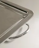 Zara Home Поднос из нержавеющей стали, 25.5 см — фото 2