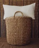 Zara Home Корзина из морской травы, цвет бежевый, 30 см · 8315/049 — фото 1