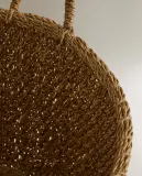 Zara Home Корзина из морской травы, цвет бежевый, 30 см · 8315/049 — фото 3