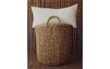 Zara Home Корзина из морской травы, цвет бежевый, 30 см · 8315/049 — фото 7