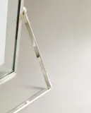 Zara Home Фоторамка из стекла, цвет серебристый, 13.4 см — фото 7