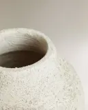Zara Home Ваза из фаянса, цвет серый, 26 см — фото 4