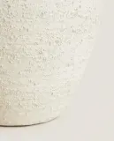 Zara Home Ваза из фаянса, цвет серый, 26 см — фото 8