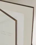 Zara Home Фоторамка из стекла, цвет чёрный, 20 см — фото 6