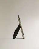 Zara Home Фоторамка из стекла, цвет серебристый, 15.5 см — фото 2