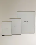 Zara Home Фоторамка из стекла, цвет серебристый, 15.5 см — фото 3