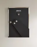 Zara Home Фоторамка из стекла, цвет серебристый, 15.5 см — фото 4