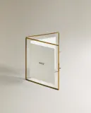 Zara Home Фоторамка из стекла, цвет прозрачный, 25 см — фото 4
