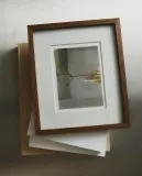 Zara Home Фоторамка из дерева, цвет коричневый, 27 см — фото 1