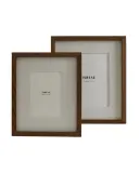 Zara Home Фоторамка из дерева, цвет коричневый, 27 см — фото 4