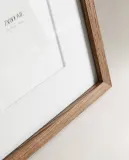 Zara Home Фоторамка из дерева, цвет коричневый, 27 см — фото 7
