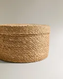 Zara Home Корзина из морской травы, цвет бежевый, 18 см · 6353/049 — фото 4