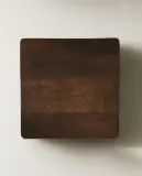 Zara Home Коробка для хранения из дерева, цвет коричневый, 14 см — фото 5