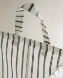 Zara Home Корзина из хлопка, цвет синий, 58 см — фото 5