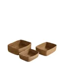 Zara Home Корзина из морской травы, цвет бежевый, 28 см — фото 2
