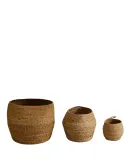 Zara Home Корзина из морской травы, цвет бежевый, 18 см · 8340/049 — фото 2