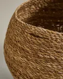 Zara Home Корзина из морской травы, цвет бежевый, 18 см · 8340/049 — фото 4