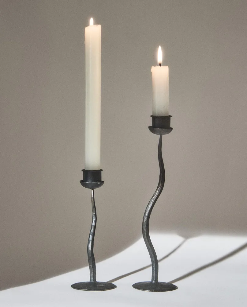 Zara Home Подсвечник из металла, цвет золотой, 17 см