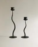 Zara Home Подсвечник из металла, цвет золотой, 17 см — фото 4