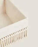 Zara Home Корзина из нержавеющей стали, цвет бежевый, 28 см — фото 7