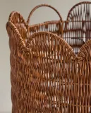 Zara Home Корзина из нержавеющей стали, цвет коричневый, 30 см — фото 3
