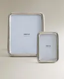 Zara Home Фоторамка из металла, цвет серебристый, 17 см · 6350/045 — фото 5