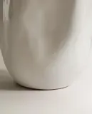 Zara Home Ваза из фаянса, цвет белый, 32 см — фото 6