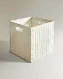 Zara Home Корзина из ротанга, 32 см — фото 4
