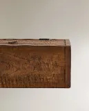 Zara Home Коробка для хранения из дерева, цвет коричневый, 26.5 см — фото 5