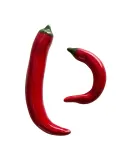Zara Home Декоративная фигурка из керамики, цвет красный, 15 см — фото 8