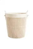 Zara Home Корзина из нержавеющей стали, цвет бежевый, 51 см — фото 3