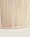 Zara Home Корзина из нержавеющей стали, цвет бежевый, 51 см — фото 5