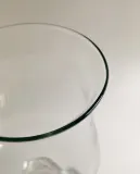 Zara Home Ваза из стекла, цвет зелёный, 18 см — фото 4