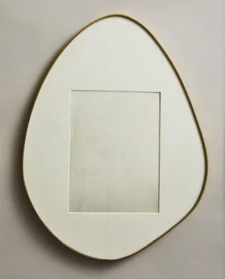 Zara Home Фоторамка из стекла, цвет золотой, 26.7 см