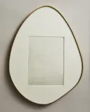 Zara Home Фоторамка из стекла, цвет золотой, 26.7 см — фото 1