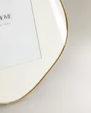 Zara Home Фоторамка из стекла, цвет золотой, 26.7 см — фото 5