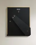 Zara Home Фоторамка из нержавеющей стали, цвет золотой, 18 см — фото 3