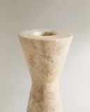 Zara Home Подсвечник из мрамора, цвет бежевый, 14 см — фото 7