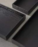 Zara Home Поднос из дерева, цвет бежевый, 25 см — фото 7