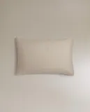 Комплект постельного белья Zara Home, лён 100%, однотонный, 6150/091 — фото 3