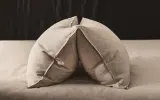 Комплект постельного белья Zara Home, лён 100%, однотонный, 6150/091 — фото 7