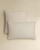 Комплект постельного белья Zara Home, лён 100%, однотонный, 6150/091 — фото 8