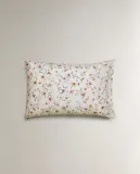 Наволочка Zara Home перкаль, хлопок 100%, с цветочным принтом, 6146/091 — фото 7