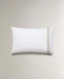 Наволочка Zara Home, хлопок 95%, лён 6%, однотонный, 9136/091 — фото 4