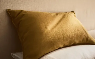 Наволочка Zara Home хлопок, лён 100%, однотонный, 3115/091 · арт. 3115/091