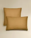 Наволочка Zara Home хлопок, лён 100%, однотонный, 3115/091 · арт. 3115/091 — фото 5