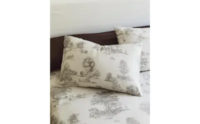Наволочка Zara Home сатин, хлопок 100%, однотонный, 5154/091