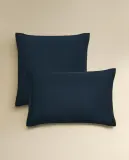 Наволочка Zara Home перкаль, хлопок 100%, однотонный, 2100/091 — фото 6