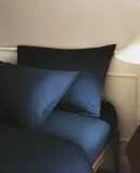 Наволочка Zara Home перкаль, хлопок 100%, однотонный, 2100/091 — фото 7
