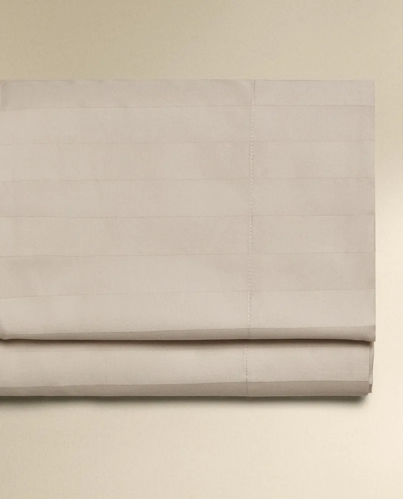 Простыня Zara Home сатин, хлопок 100%, в полоску, 6110/089 · арт. 6110/089
